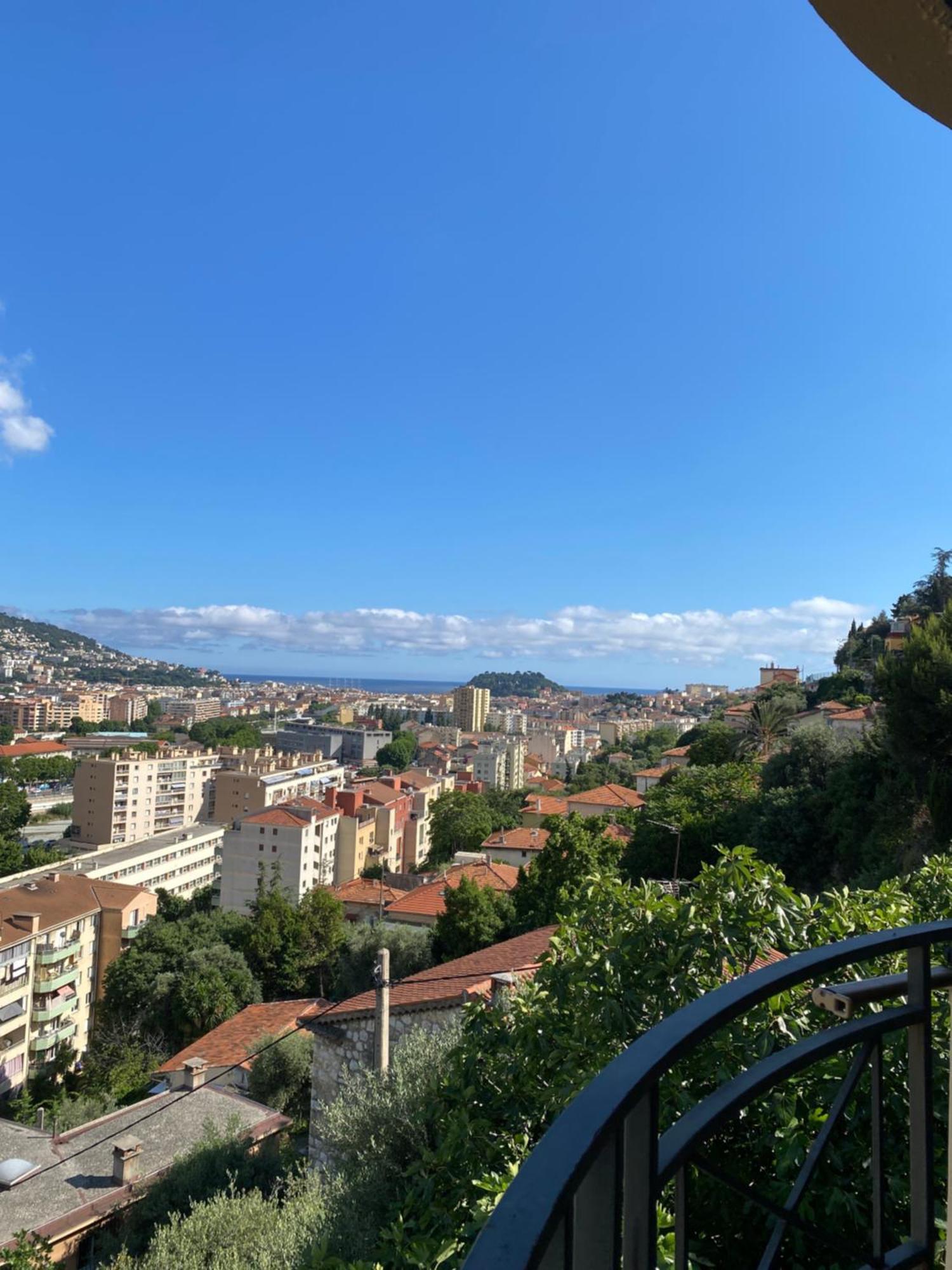 Appartement-Nice 01 Vue Mer - Panoramique Wifi-Parking Exterior photo
