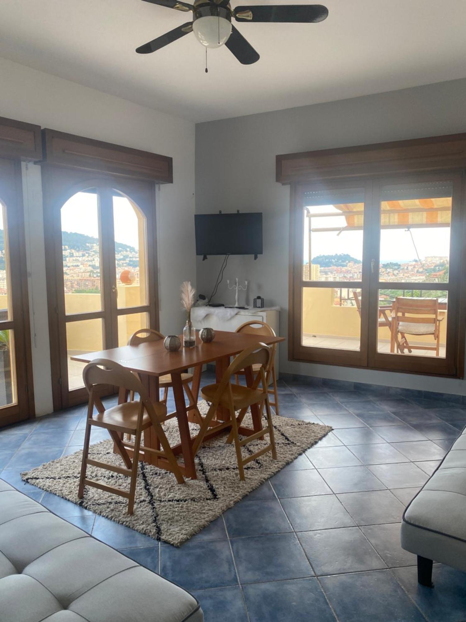 Appartement-Nice 01 Vue Mer - Panoramique Wifi-Parking Exterior photo
