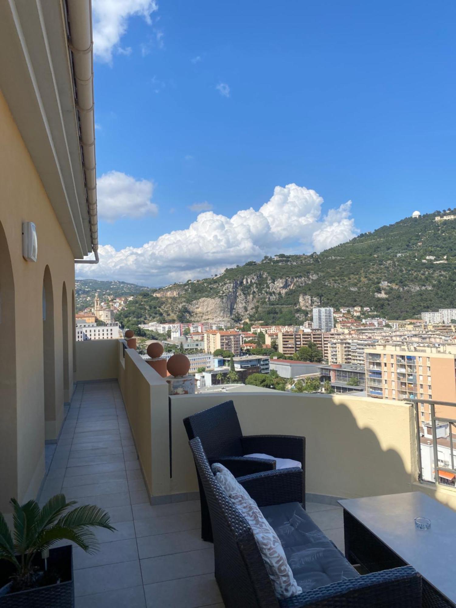 Appartement-Nice 01 Vue Mer - Panoramique Wifi-Parking Exterior photo
